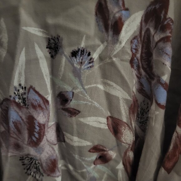 Aritzia talula Women's Floral Double Layer Mini Dress Size 8 - Picture 2 of 5